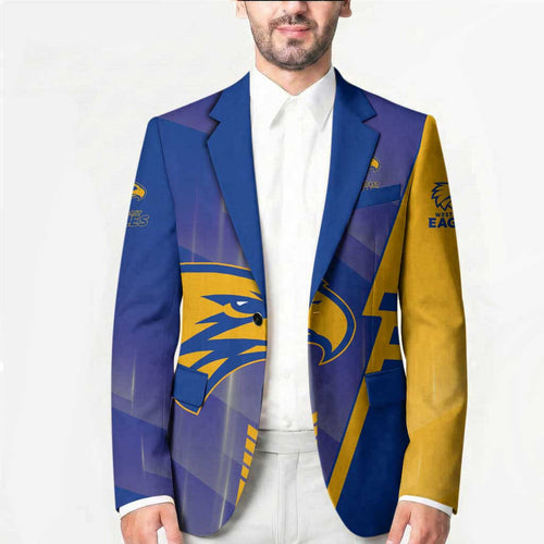 Personalized West Coast Eagles Blazer Modern Geometric Sports Graphic Style