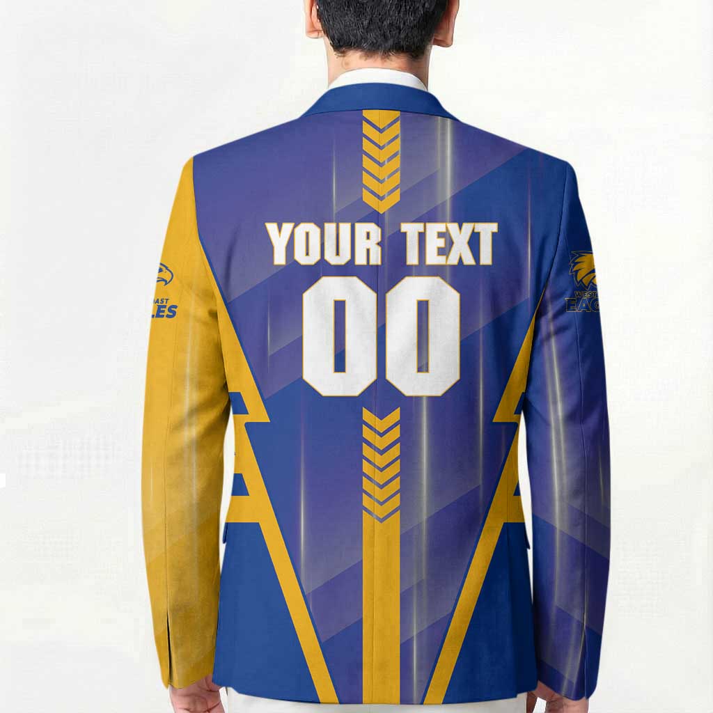 Personalized West Coast Eagles Blazer Modern Geometric Sports Graphic Style