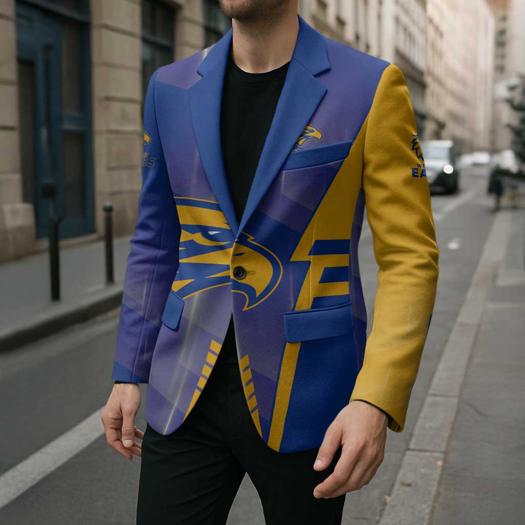 Personalized West Coast Eagles Blazer Modern Geometric Sports Graphic Style