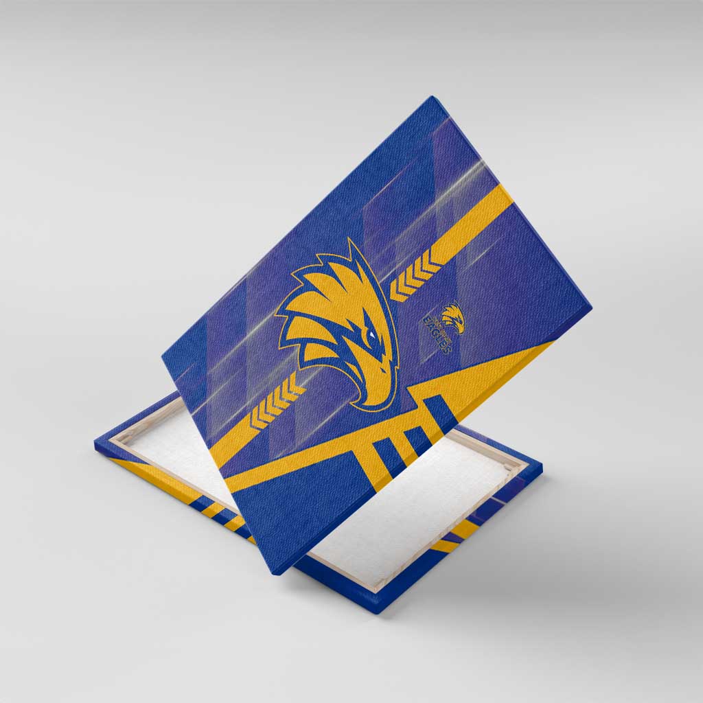 West Coast Eagles Canvas Wall Art Modern Geometric Sports Graphic Style