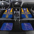 Personalized West Coast Eagles Car Mats Modern Geometric Sports Graphic Style