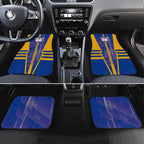 Personalized West Coast Eagles Car Mats Modern Geometric Sports Graphic Style