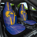 West Coast Eagles Car Seat Cover Modern Geometric Sports Graphic Style