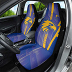 West Coast Eagles Car Seat Cover Modern Geometric Sports Graphic Style