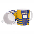 Personalized West Coast Eagles Ceramic Mug Modern Geometric Sports Graphic Style