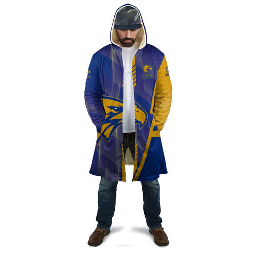 Personalized West Coast Eagles Cloak Modern Geometric Sports Graphic Style