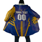 Personalized West Coast Eagles Cloak Modern Geometric Sports Graphic Style