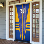 Personalized West Coast Eagles Door Cover Modern Geometric Sports Graphic Style