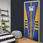 Personalized West Coast Eagles Door Cover Modern Geometric Sports Graphic Style