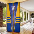 Personalized West Coast Eagles Door Cover Modern Geometric Sports Graphic Style