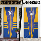 Personalized West Coast Eagles Door Cover Modern Geometric Sports Graphic Style