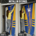 Personalized West Coast Eagles Door Cover Modern Geometric Sports Graphic Style