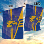 West Coast Eagles Garden Flag Modern Geometric Sports Graphic Style
