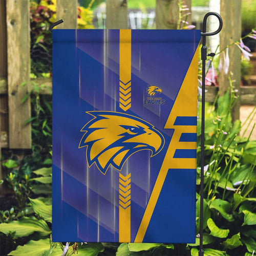 West Coast Eagles Garden Flag Modern Geometric Sports Graphic Style