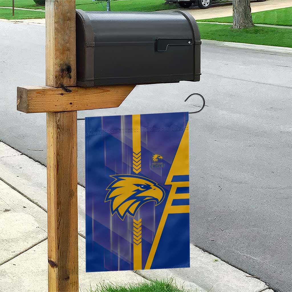 West Coast Eagles Garden Flag Modern Geometric Sports Graphic Style