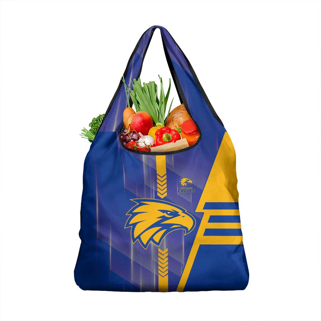 West Coast Eagles Grocery Bag Modern Geometric Sports Graphic Style