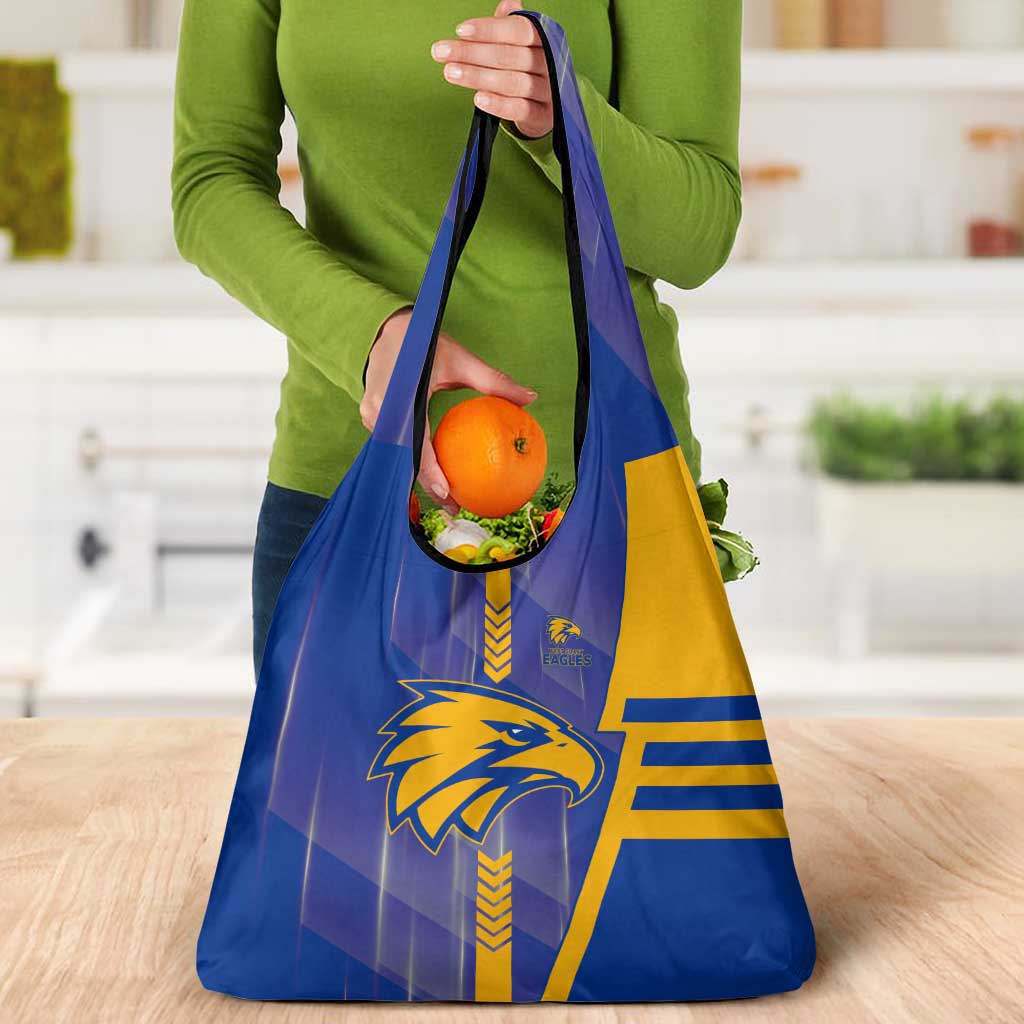 West Coast Eagles Grocery Bag Modern Geometric Sports Graphic Style