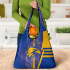 West Coast Eagles Grocery Bag Modern Geometric Sports Graphic Style