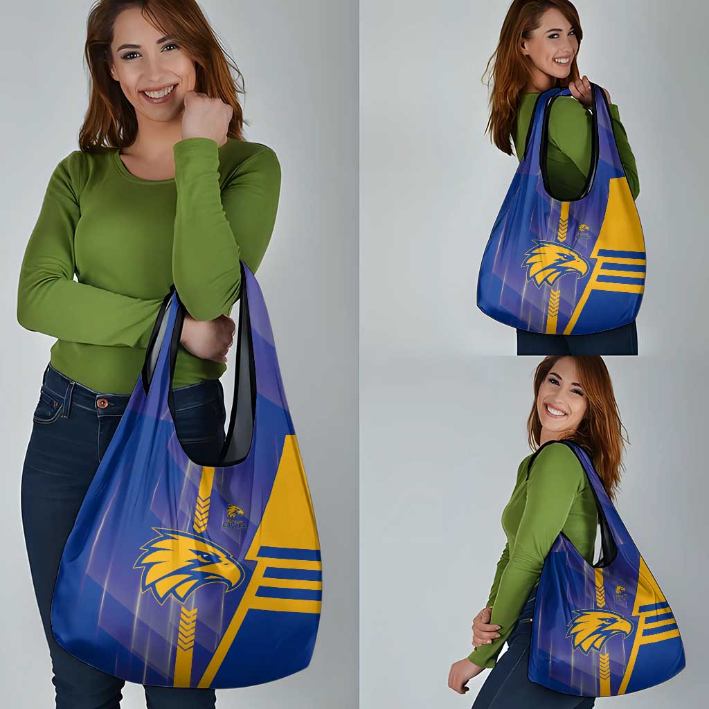 West Coast Eagles Grocery Bag Modern Geometric Sports Graphic Style