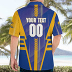 Personalized West Coast Eagles Hawaiian Shirt Modern Geometric Sports Graphic Style