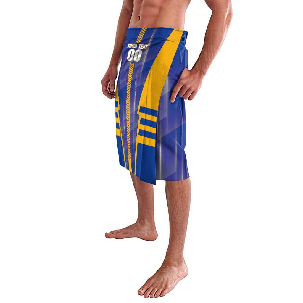 Personalized West Coast Eagles Lavalava Modern Geometric Sports Graphic Style