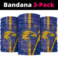 West Coast Eagles Neck Gaiter Modern Geometric Sports Graphic Style