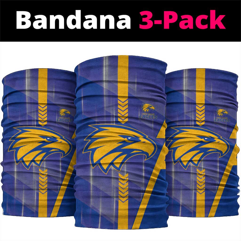 West Coast Eagles Neck Gaiter Modern Geometric Sports Graphic Style