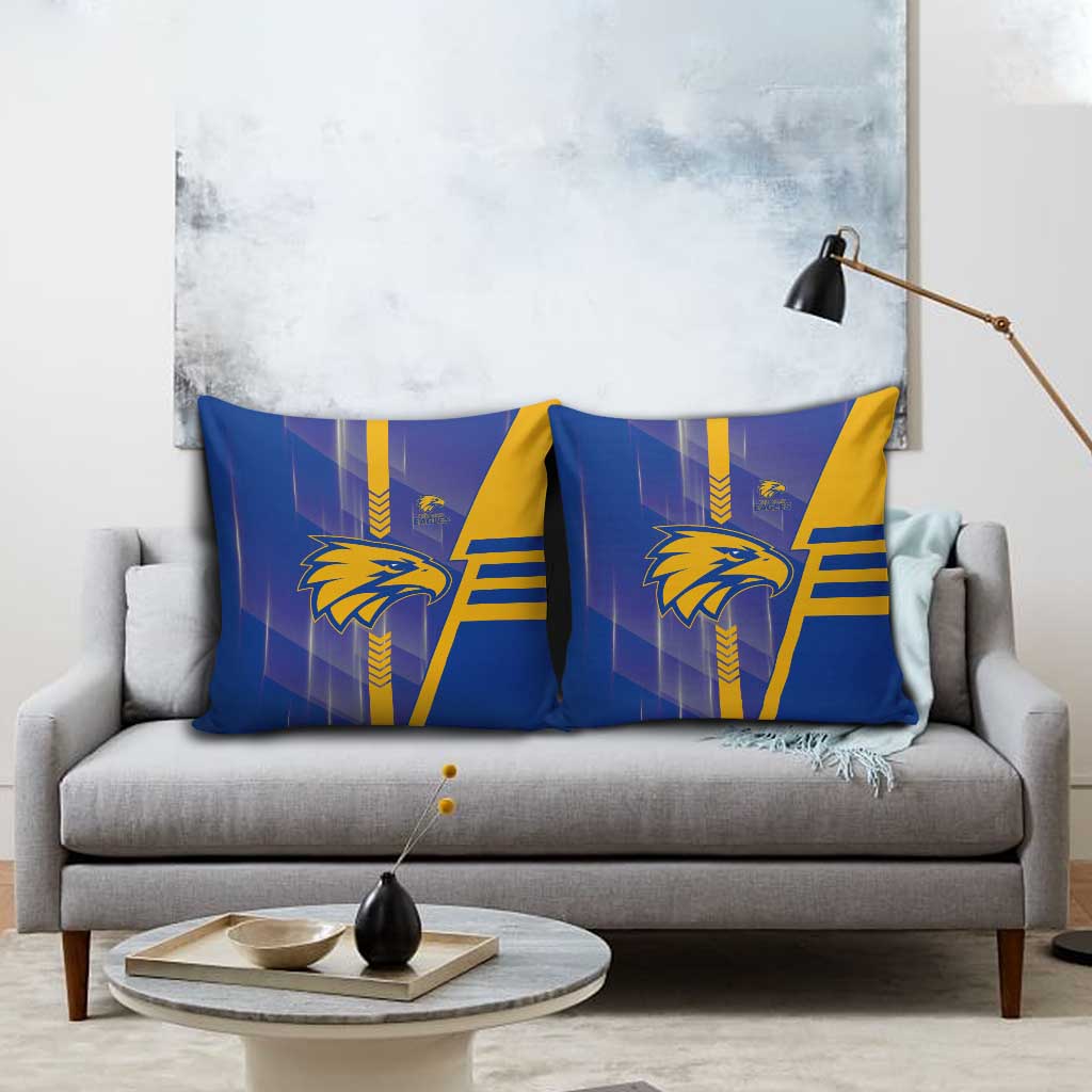 West Coast Eagles Pillow Cover Modern Geometric Sports Graphic Style