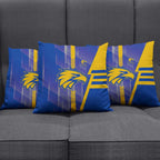 West Coast Eagles Pillow Cover Modern Geometric Sports Graphic Style