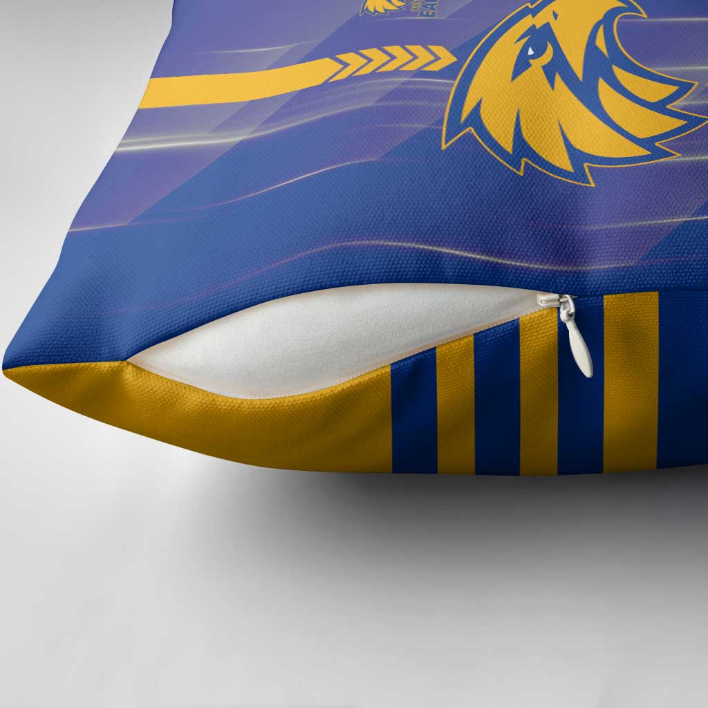 West Coast Eagles Pillow Cover Modern Geometric Sports Graphic Style