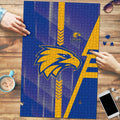 West Coast Eagles Puzzle Modern Geometric Sports Graphic Style