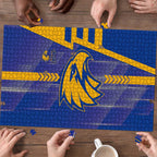 West Coast Eagles Puzzle Modern Geometric Sports Graphic Style
