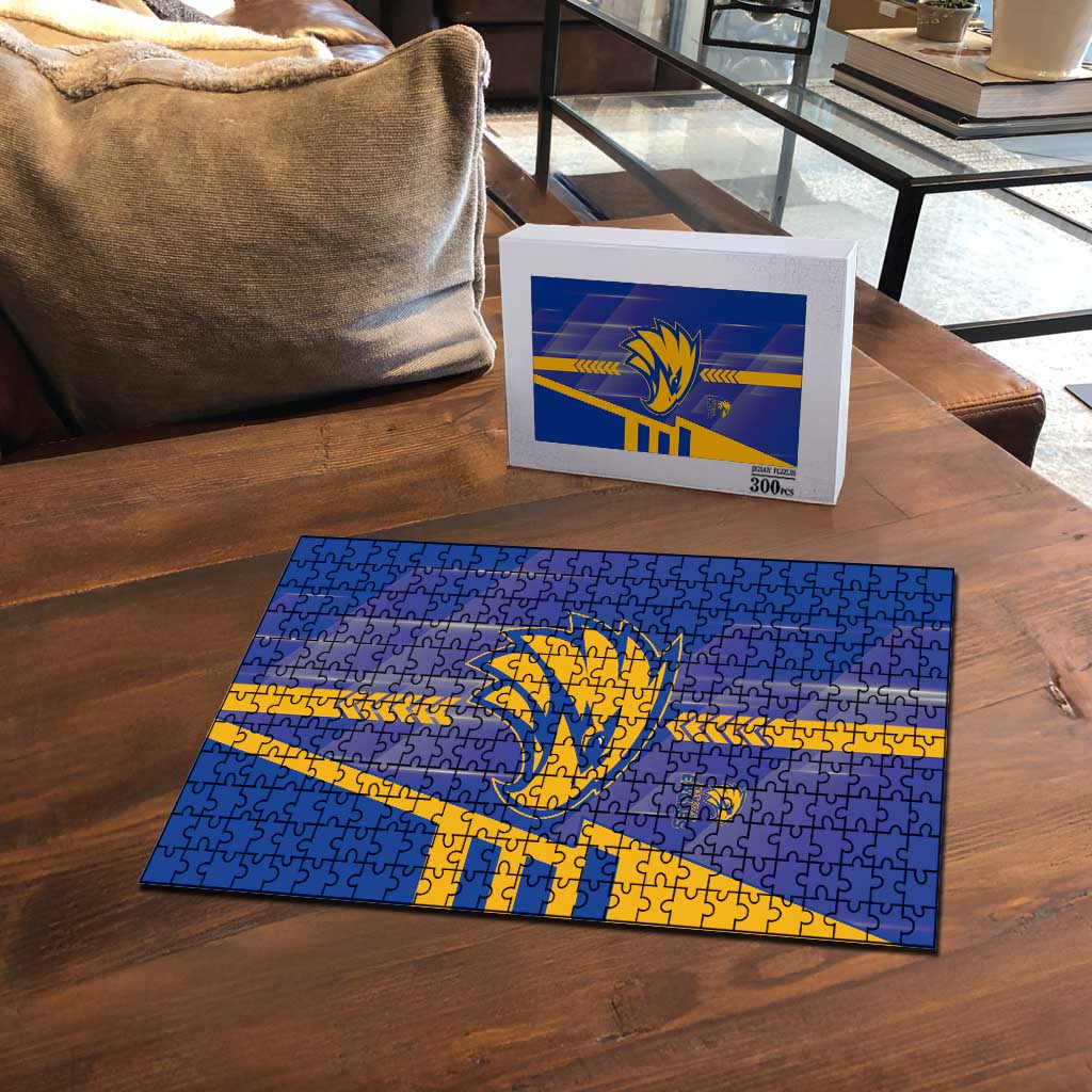 West Coast Eagles Puzzle Modern Geometric Sports Graphic Style