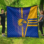 West Coast Eagles Quilt Modern Geometric Sports Graphic Style