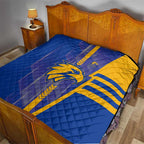 West Coast Eagles Quilt Modern Geometric Sports Graphic Style