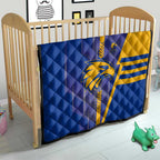West Coast Eagles Quilt Modern Geometric Sports Graphic Style