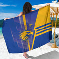 West Coast Eagles Sarong Modern Geometric Sports Graphic Style