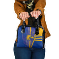 West Coast Eagles Shoulder Handbag Modern Geometric Sports Graphic Style
