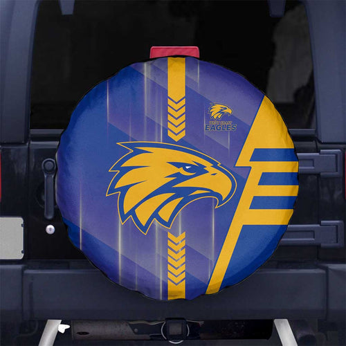 West Coast Eagles Spare Tire Cover Modern Geometric Sports Graphic Style