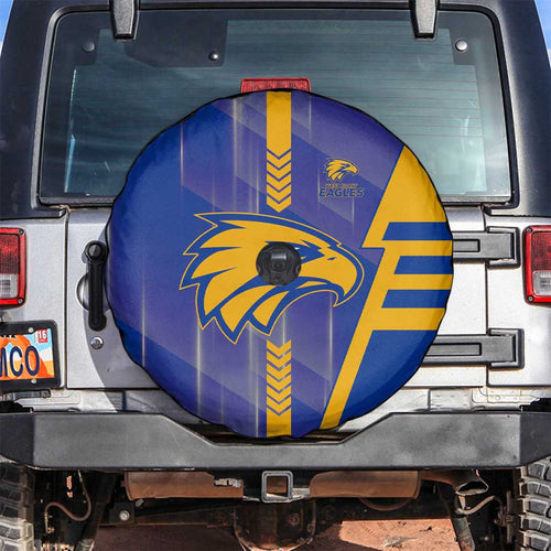 West Coast Eagles Spare Tire Cover Modern Geometric Sports Graphic Style