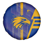 West Coast Eagles Spare Tire Cover Modern Geometric Sports Graphic Style