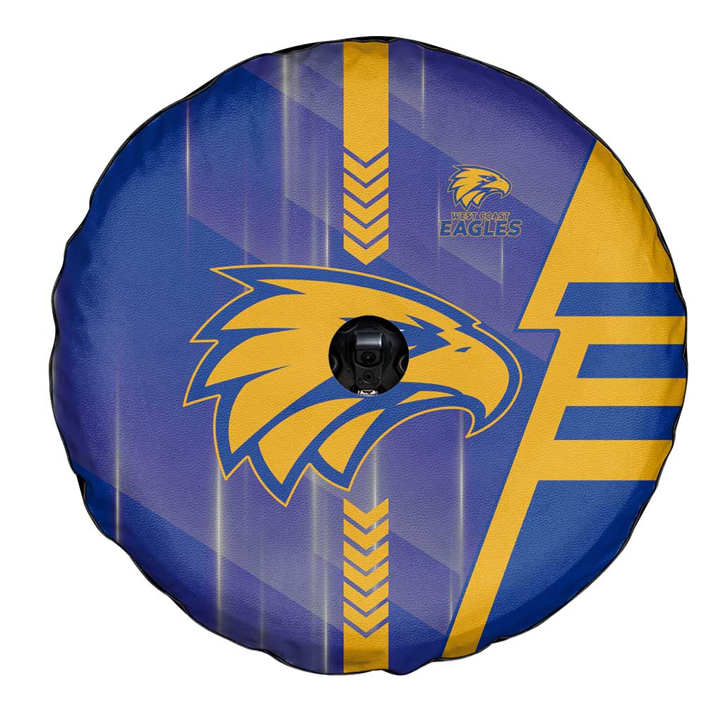 West Coast Eagles Spare Tire Cover Modern Geometric Sports Graphic Style
