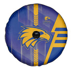 West Coast Eagles Spare Tire Cover Modern Geometric Sports Graphic Style
