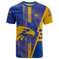 Personalized West Coast Eagles T Shirt Modern Geometric Sports Graphic Style
