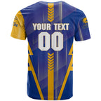 Personalized West Coast Eagles T Shirt Modern Geometric Sports Graphic Style