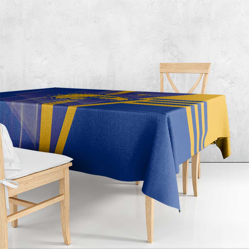 West Coast Eagles Tablecloth Modern Geometric Sports Graphic Style