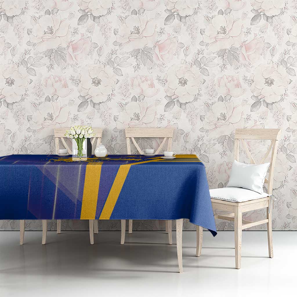 West Coast Eagles Tablecloth Modern Geometric Sports Graphic Style