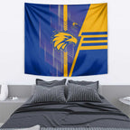West Coast Eagles Tapestry Modern Geometric Sports Graphic Style