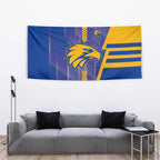 West Coast Eagles Tapestry Modern Geometric Sports Graphic Style