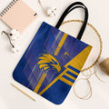 West Coast Eagles Tote Bag Modern Geometric Sports Graphic Style